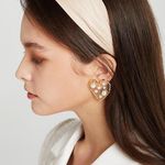 Pearls In Sweetheart Earrings White Photo 0