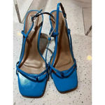 Nasty Gal  strappy cone square toe heels size 8 Photo 3