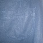 Gloria Vanderbilt  16 38 Linen Blend Dark Wash Navy Shorts Plus Photo 4