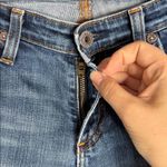 AG Adriano Goldschmied The Stevie Slim Straight Blue Jeans hemmed size 28 flaw Photo 5