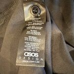 ASOS DESIGN Curve boyfriend shirt mini dress with blouson sleeve in black size 6 Photo 6