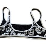 Volcom Reversible Coco Scoop Hawaiian Floral Black White Swim Tank Top NWT XS Photo 4