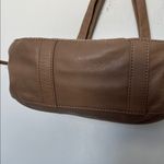 Hobo Carver Quilted Shoulder Bag Tan Beige Leather Purse Handbag Women's Photo 4