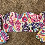 SheIn 2.  Cute multi-coloured crop top Off The Shoulders Smocked Back Size 2XL Photo 2