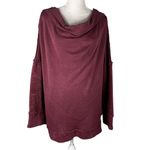 Free People Otto Slouchy Sweatshirt Tunic Oversized Jasper Rose M Photo 2