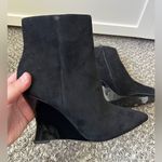 Tory Burch  Black NWOT Women’s Sculpted Suede Ankle Booties‎ Size 8 Photo 14