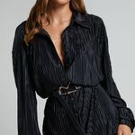 Showpo Black Mini Slip Dress Photo 1