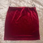 Redish Suade Mini Skirt Red Size M Photo 0