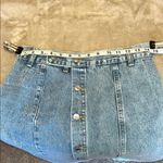 SheIn Denim Button-Front Skirt Photo 5