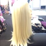 FREE WIG CAP blonde human hair Blende Long Wig Photo 3