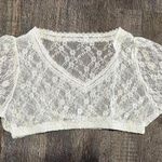 New womens Bavarian Oktoberfest classic crop top White Size XL Photo 3