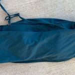 NWT Calia Deep Aqua Shirred Strapless Bikini Top, Size XL Green Photo 1