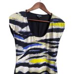 Just Cavalli Abstract Print Bodycon Mini Dress Multi Color Womans 42 Photo 4