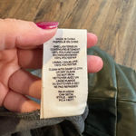 Avec Les Filles  dark green faux leather cropped pants Photo 4