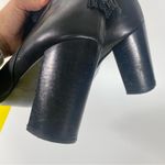 TED & MUFFY BLACK LEATHER BOOTS Size 9 Photo 5
