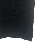 Xhilaration  black cap sleeve bodycon ribbed shirt dress XL Photo 1