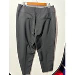 Athleta  Black Wide Leg Cropped Pants Women's Size 16 Elastic Waist Photo 5