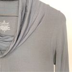 Cuddl Duds Black Cowl Neck Modal Jersey Dress Loungewear Size Small Photo 3