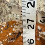 American Eagle Outfitters Gold Floral Button Blouse Photo 4