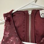 Ganni Sequined Ruched Crop Top in Port Royale Size 32 Photo 5