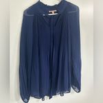Gibson Latimer  elegant blue blouse. Size XL. Used, excellent condition. Photo 3
