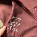 Alwrld Maroon Cross Back Sports Bra L Size L Photo 3