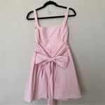 House Of CB  'Florianne' Soft Peach Bow Mini Dress size L D-DD‎ Tall Photo 3