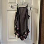 I.N. San Francisco Black/Pink Print V Neck Cami Top Photo 7