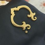 Navy Canvas Shoulder Bag Blue Photo 1