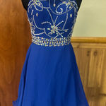 Mini royal blue dress Size 6 Photo 0