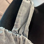 Pretty Little Thing PLT Jean Lace Up Sleeveless Crop Top - plus size 12 16 22 Photo 3