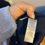 Loft Navy Blue Lace Pocket Front Mini Skirt Photo 4