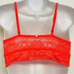 PINK - Victoria's Secret Victoria's Secret Pink Lace Bralette Bra Lightly Lined Wireless Strappy Sz Small Photo 3