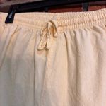 Jane Ashley  womens cropped summer vacation beach pull on pants yellow 2X Photo 2