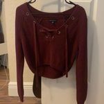 Kendall + Kylie Sweater Crop Top Photo 0