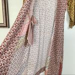 CAbi  Style 5664 Poet Jacket Boho Patchwork Multicolor Kimono Cardigan Size Small Photo 13