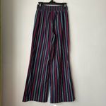 Michael Stars  Sita Embroidered Stripe Cotton Wide Leg Pants S Photo 8