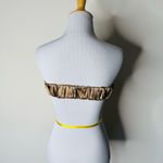 Sky To Moon Brown Satin Crop Top Photo 2