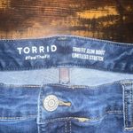 Torrid  trio fit size 22S-26S Luxe slim Boot cut western jeans Photo 1