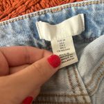 H&M Wide-Leg Cropped Light Blue Jeans Photo 2