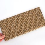 Club Monaco Straw Raffia Magnetic Flap Clutch Wallet in Tan and Black Photo 1