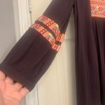 Judith March Deep Purple Dress with Vibrant Embroidery Photo 2