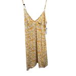 Billabong Yellow Floral Multi Color Midi Sun Dress Size Medium NWT Photo 1