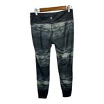 Athleta Womens Chaturanga Multi Flare Print 7/8 Leggings size Medium Gray Black Photo 3