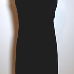 Donna Ricco  Vintage Little‎ Black Dress Medium Knit Jersey Party Holiday Photo 0