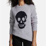 Skull Cashmere  Madonna Skull Knit Sweater in Lilac/Navy Size Womens XS‎ Photo 0