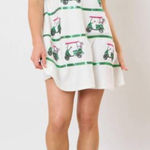 Fantastic Fawn  Dress Size Large Golf Cart Par-Tee With Me Sequin Sports NWT Photo 0