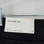 Ann Taylor NWT  Houndstooth High‎ Rise Cropped Wide Leg Pants Black Gray Medium Photo 5