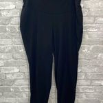 Old Navy  Black Maternity Rollover Joggers Photo 0