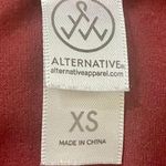 American Apparel burgundy blue stripe skirt Photo 7